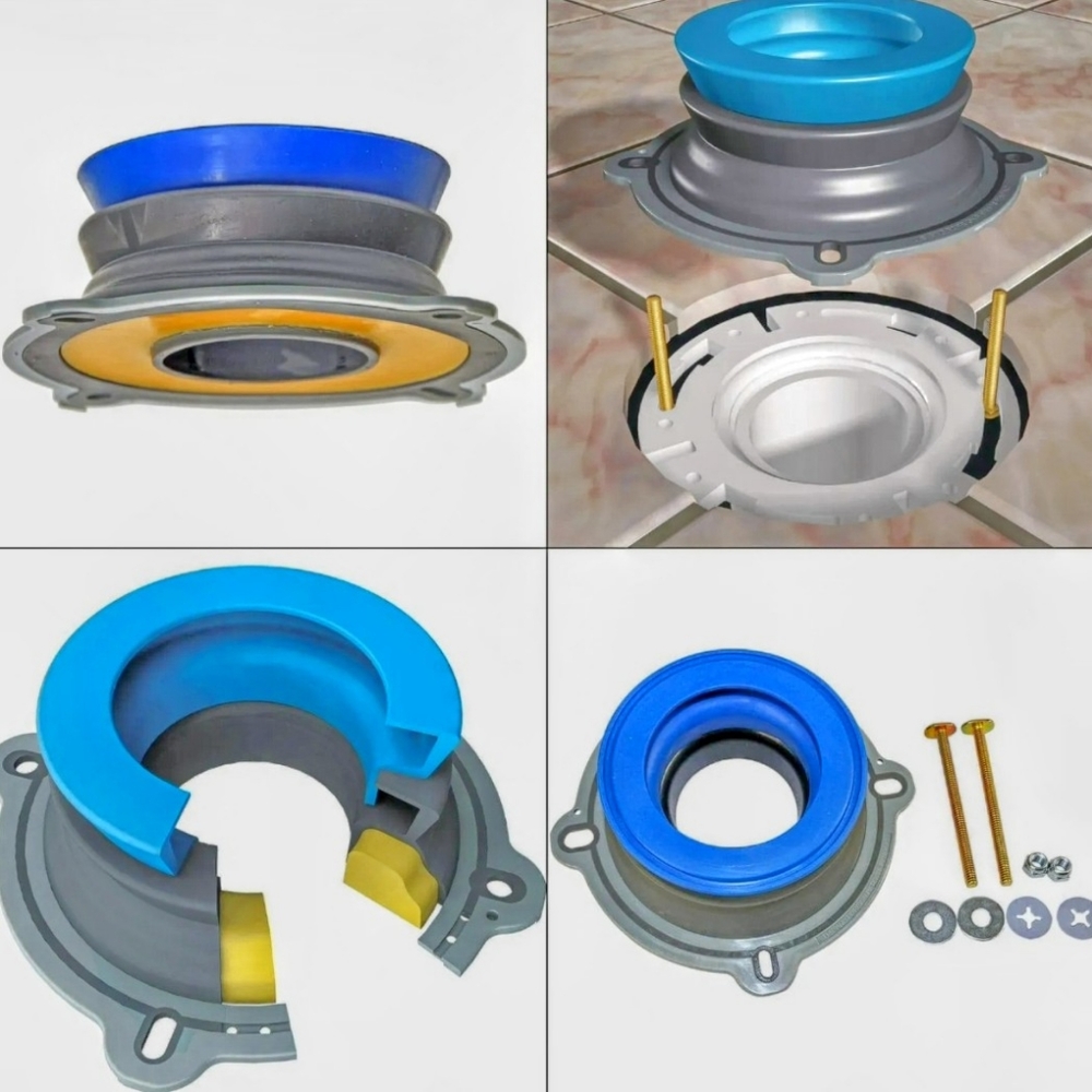 Perfect Seal Toilet Wax Ring With Bolts | Danco Universal Kit Fit Model W/all